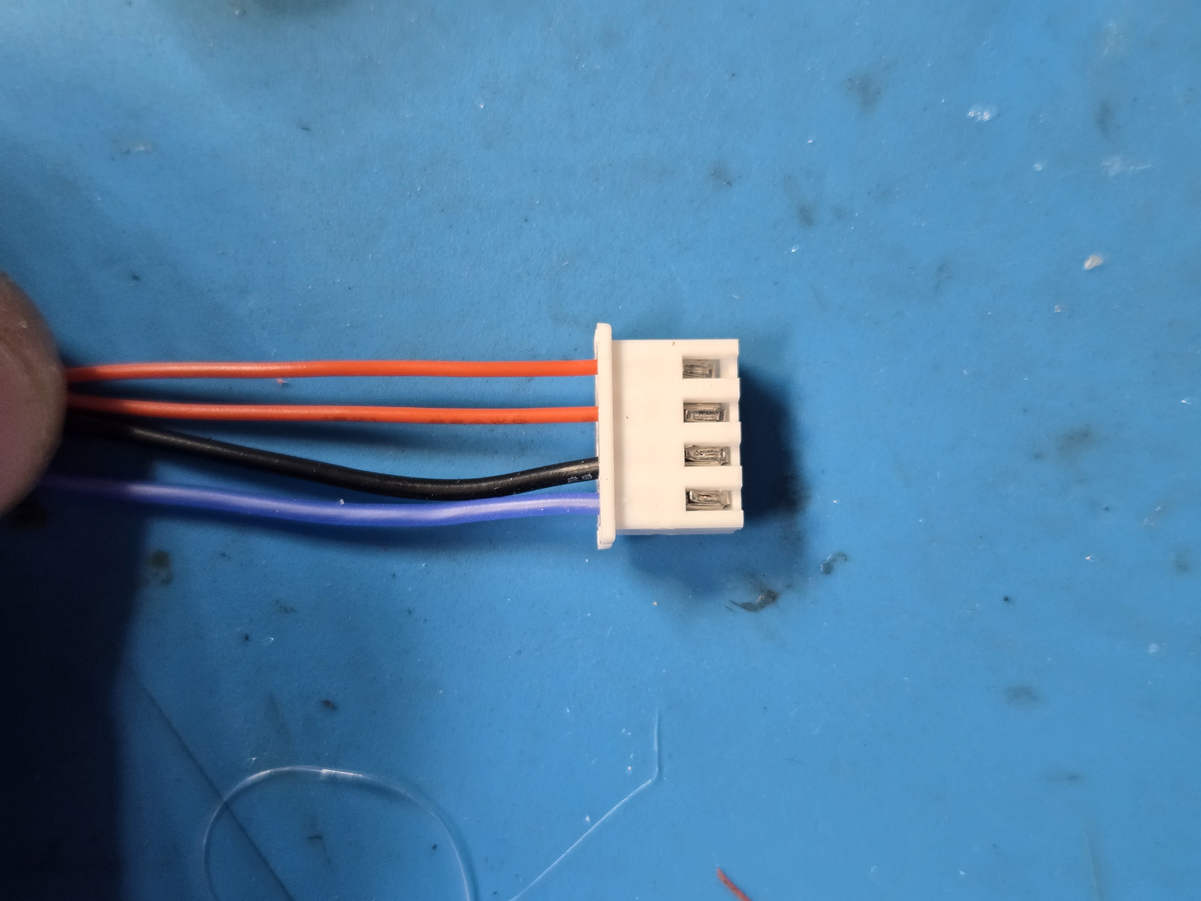 Contact side of the corrected four-position LilyGO audio connector