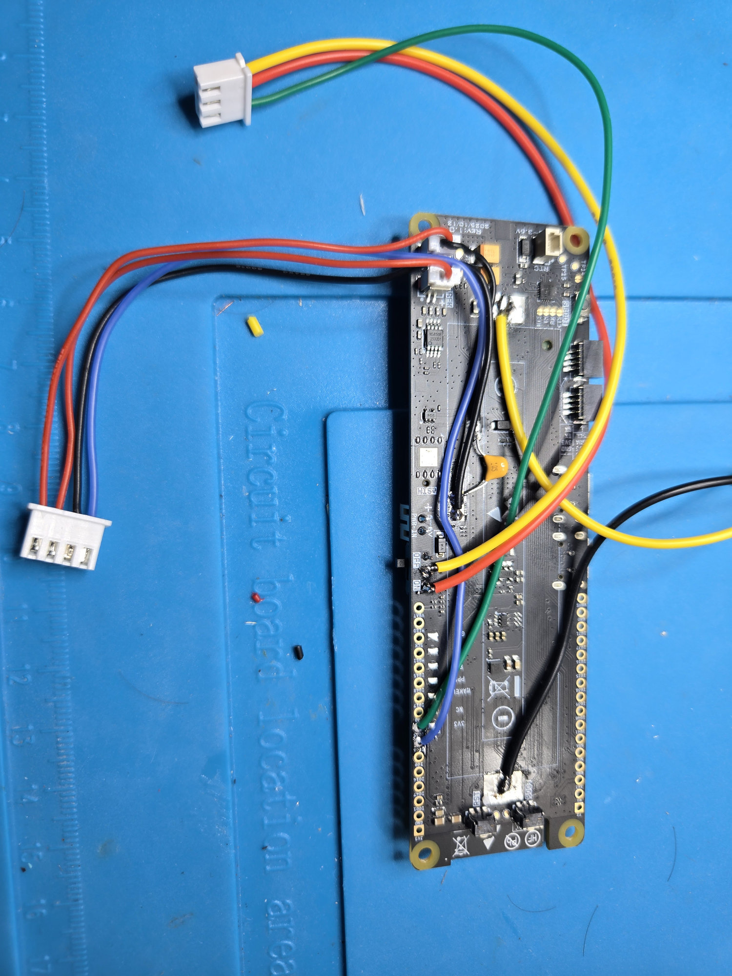 Controller with the signal and reset harnesses attached